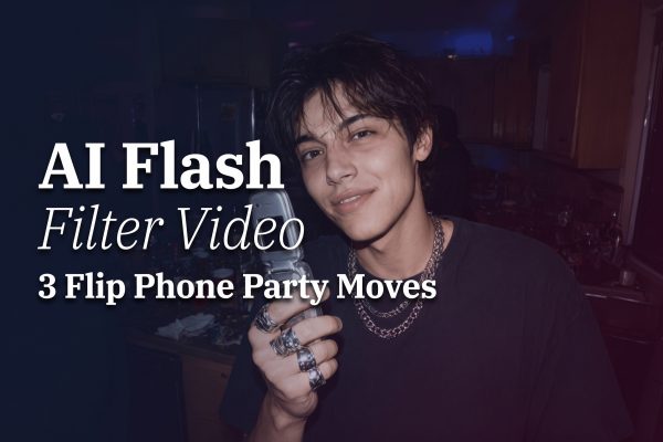 AI Flash Filter Video: 3 Flip-Phone Party Moves