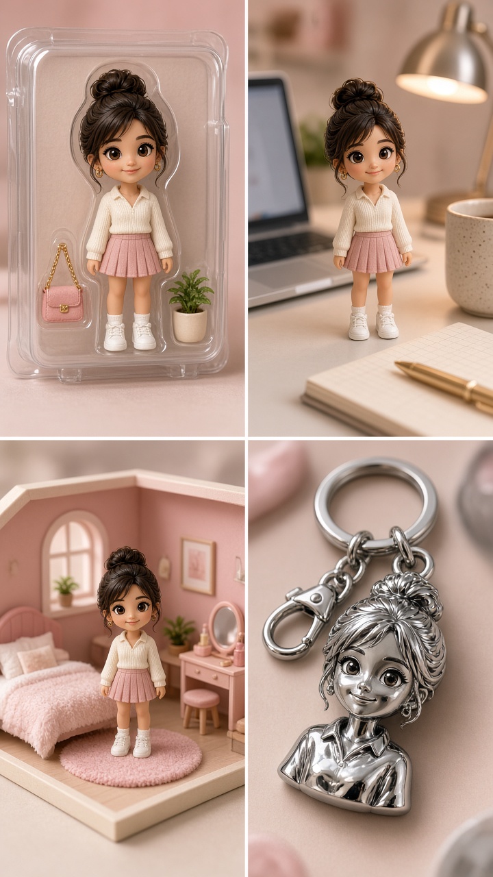 Dollhouse collectible photo effect