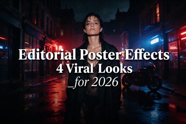 Editorial Poster Effects: 4 Viral Looks for 2026