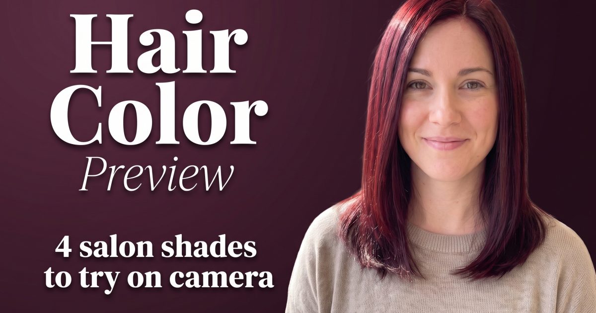Hair Color Preview: 4 Salon Shades to Try on Camera