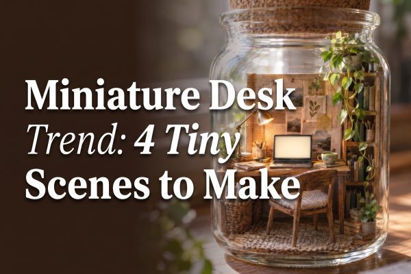 Miniature Desk Trend: 4 Tiny Scenes to Make