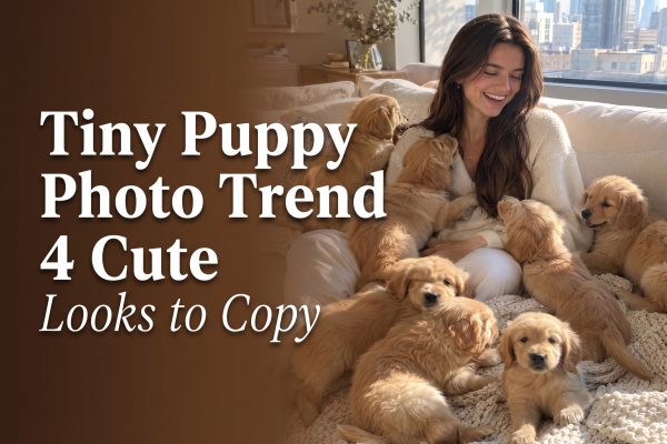 Tiny Puppy Photo Trend: 4 Cute Looks to Copy