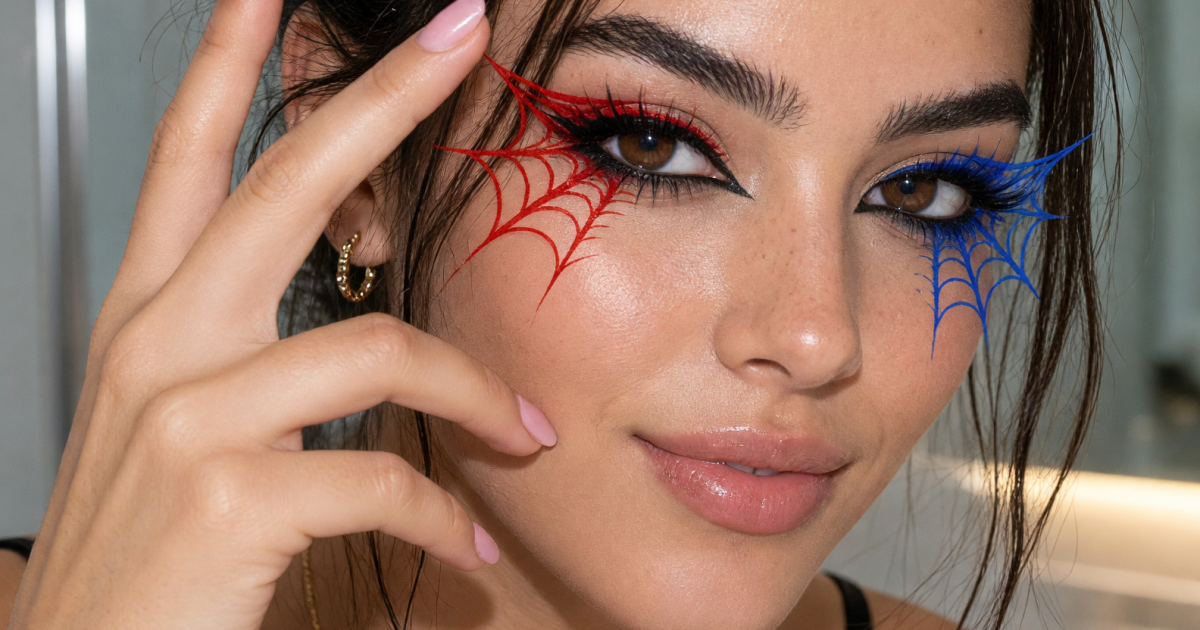 Makeup Transition: 4 Amazing Spiderweb Reveals