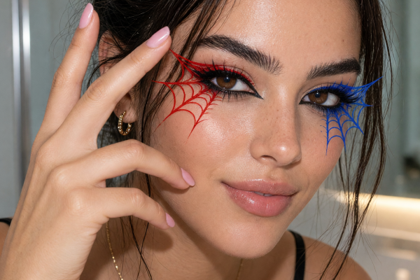 Makeup Transition: 4 Amazing Spiderweb Reveals