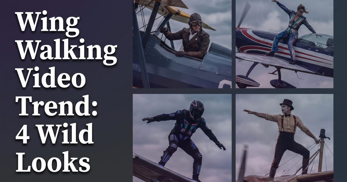 Wing Walking Video Trend: 4 Wild Looks to Try